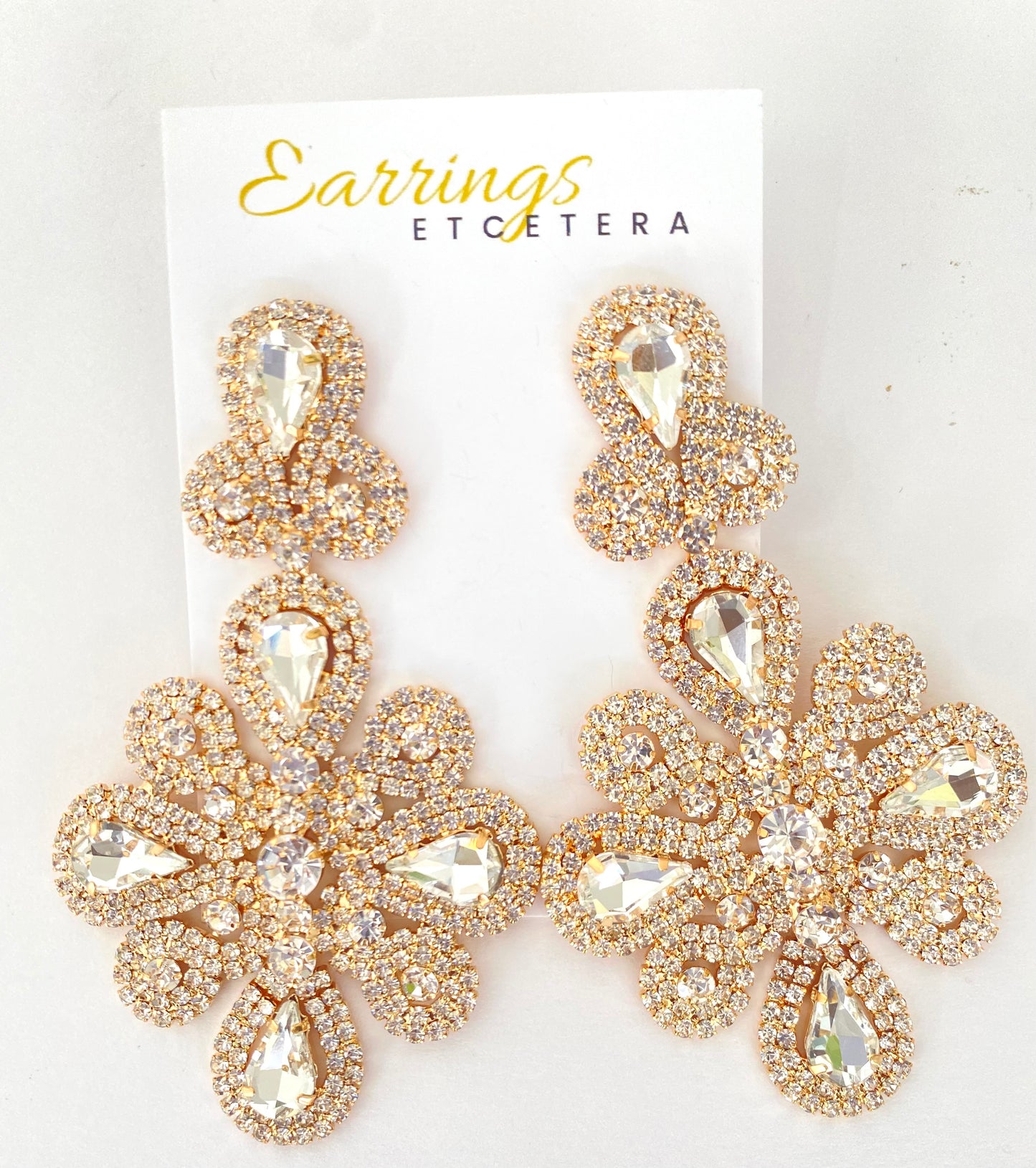 SNOWFLAKE STATEMENT EARRINGS