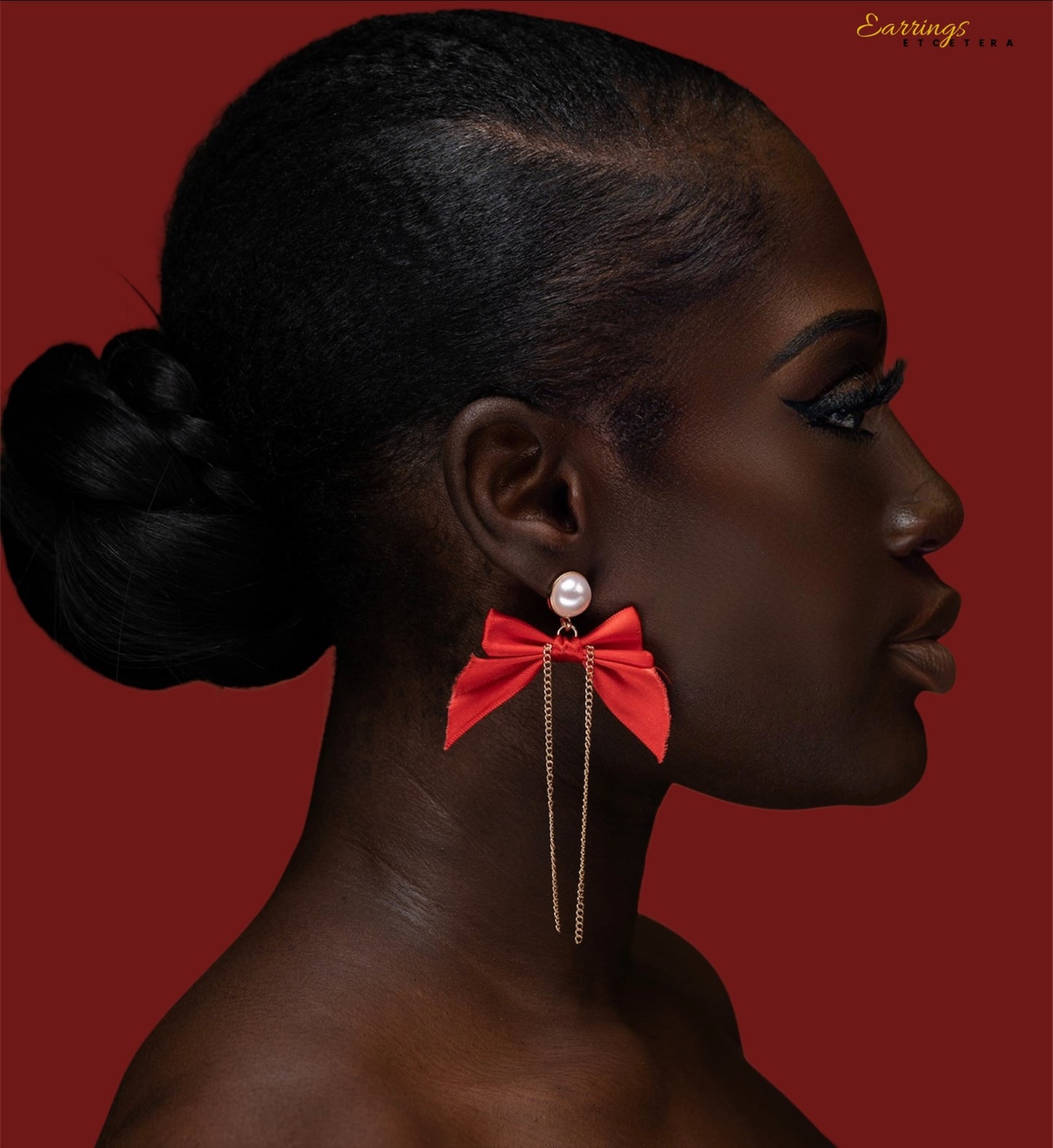 RIBBON BOW EARRINGS