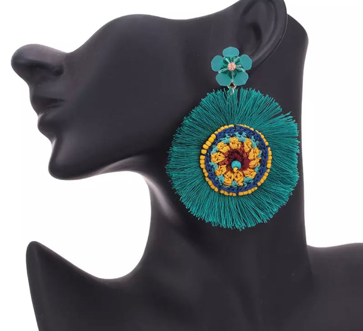 ST.LUCIA TASSEL EARRINGS