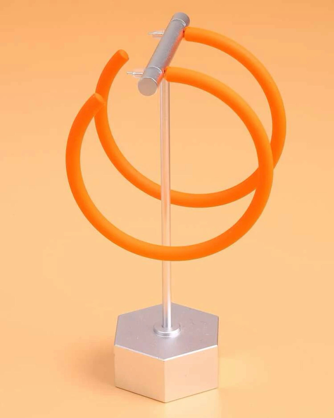CANDY ACRYLIC HOOP EARRINGS