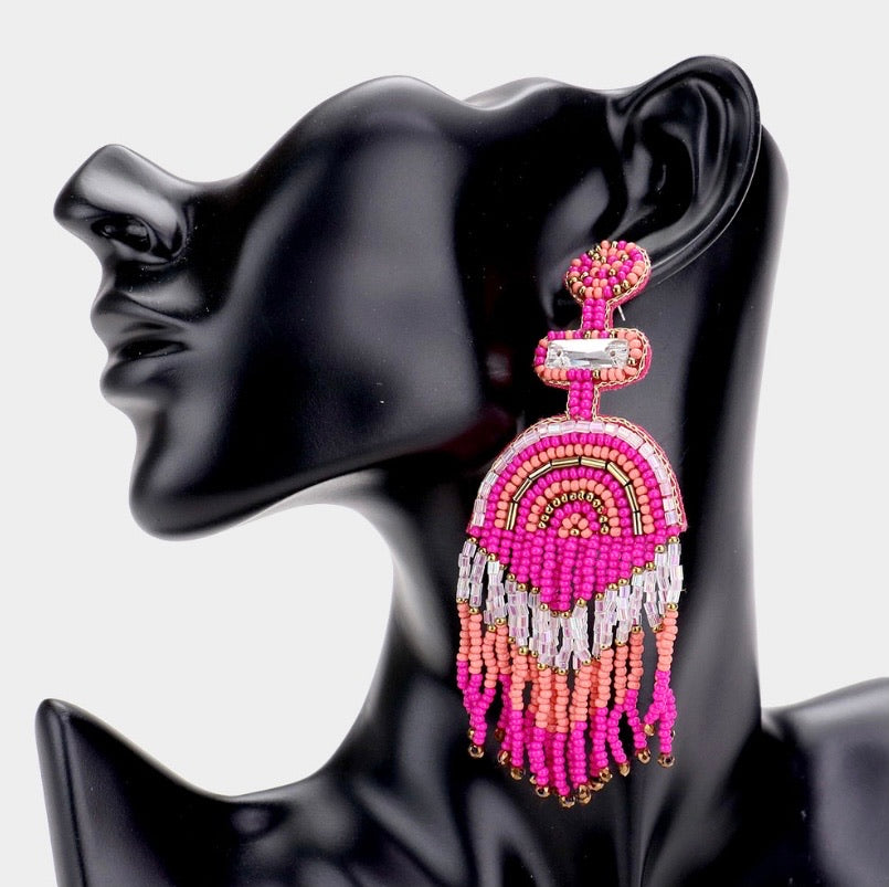 TOBAGO BEADED EARRINGS