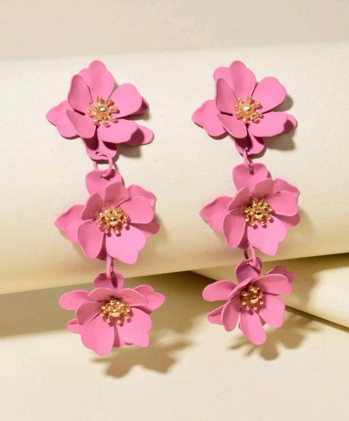 FLOWER DROP EARRINGS