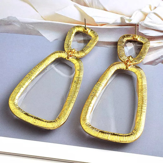 CRYSTAL STATEMENT EARRINGS