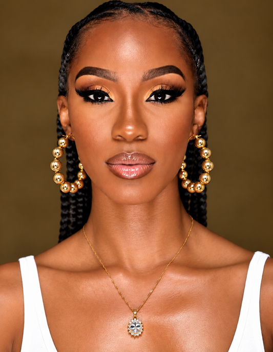 GOLDEN AURA HOOPS