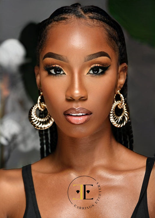 DOUBLE HOOP EARRINGS