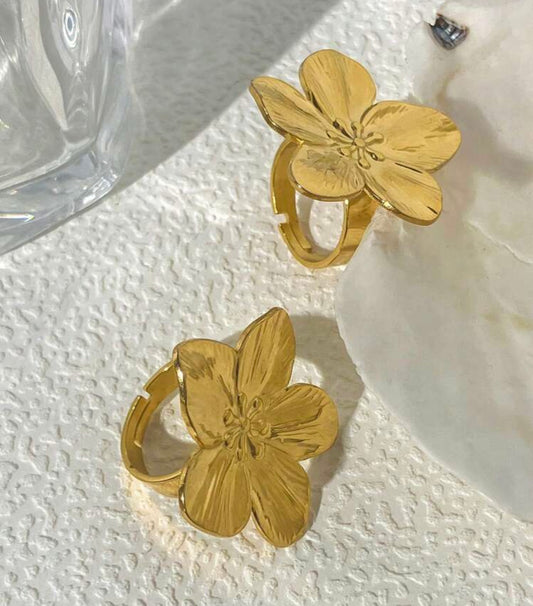 ADJUSTABLE FLORAL RING