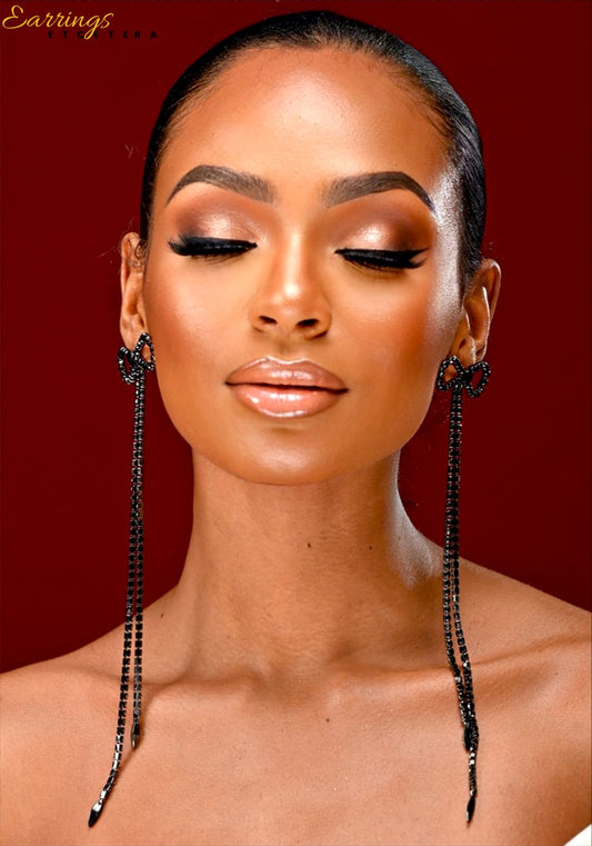 BOW DROP EARRINGS