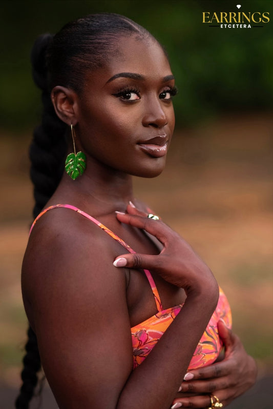 TROPICAL DELIGHT STATEMENT EARRINGS