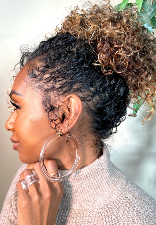 AUTUMN  HOOP EARRINGS