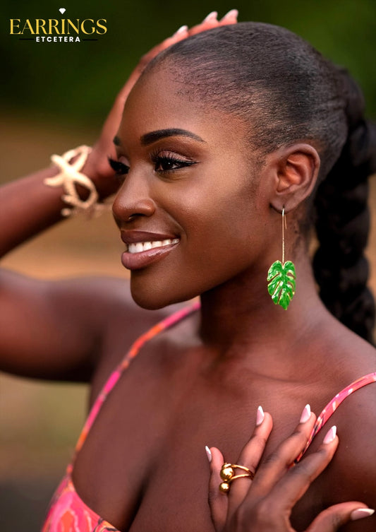 TROPICAL DELIGHT STATEMENT EARRINGS