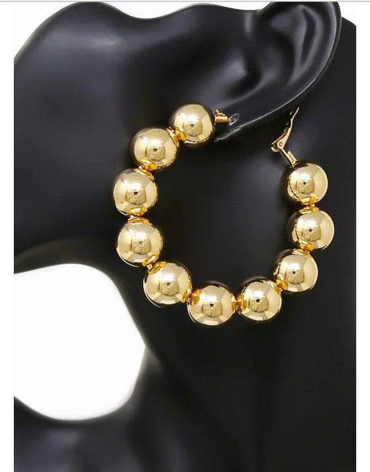 GOLDEN AURA HOOPS