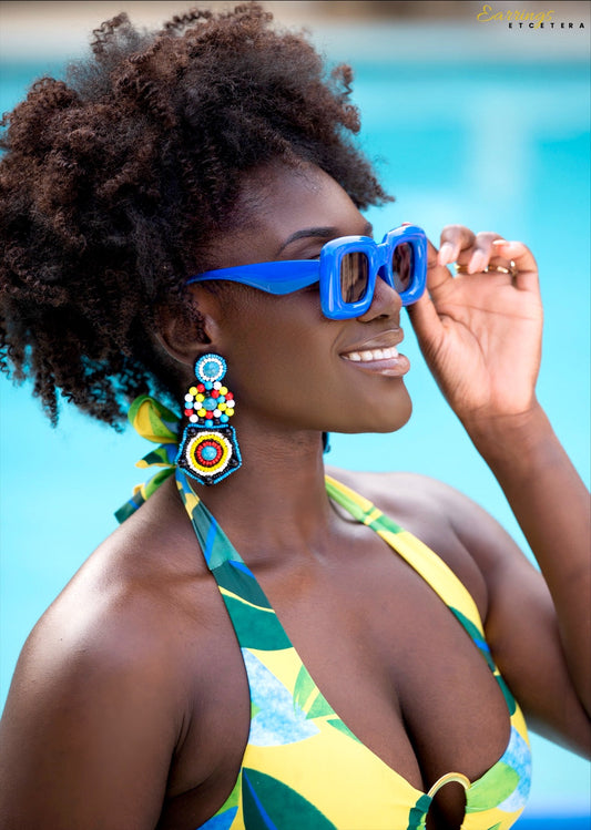 ZANZIBAR STATEMENT EARRINGS (Clip-On)