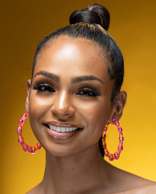 TRANSLUCENT BAMBOO HOOPS