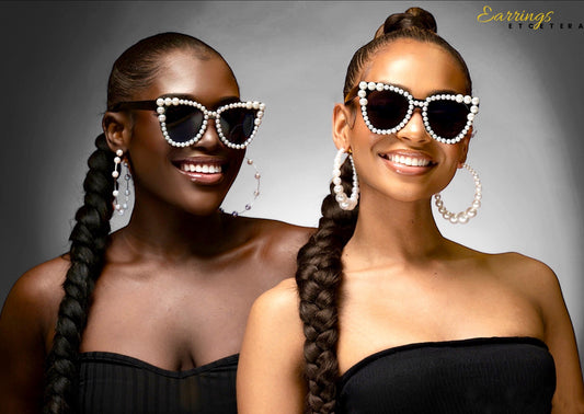 PEARL STUDDED SUNGLASSES