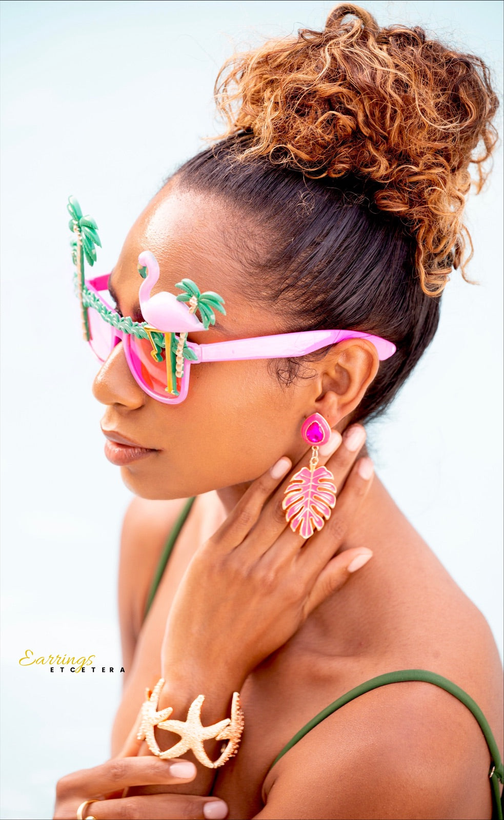 TROPICAL VIBES STATEMENT EARRINGS