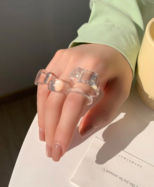 CLEAR RING SET