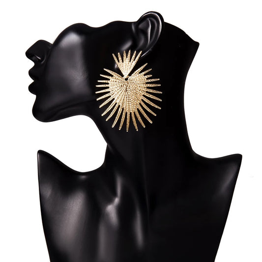 SPIKEY OVERSIZED STUD EARRINGS
