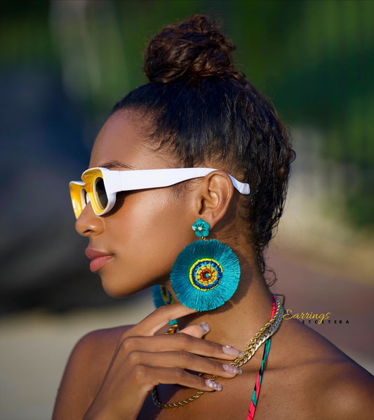 ST.LUCIA TASSEL EARRINGS