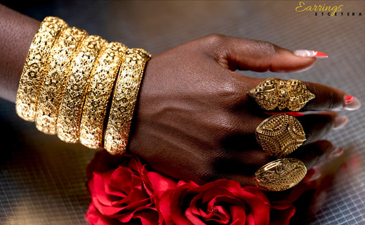 IRA GOLD PLATED BANGLE (STYLE 2)