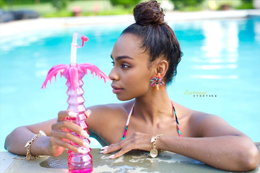 PALM SPRINGS STATEMENT EARRINGS