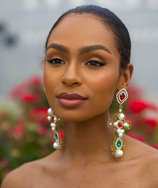 Mona Lisa Statement Earrings