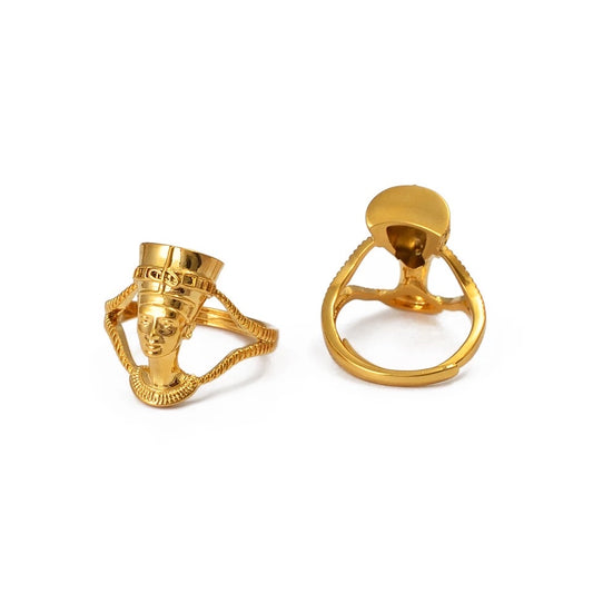 NEFERTITI RING( RESIZABLE)