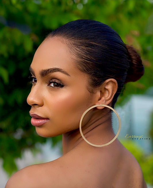 HULA HOOP EARRINGS