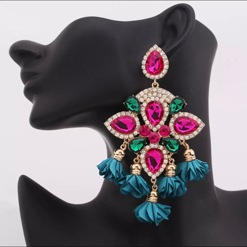Paradise Statement Earrings (CLIP -On)
