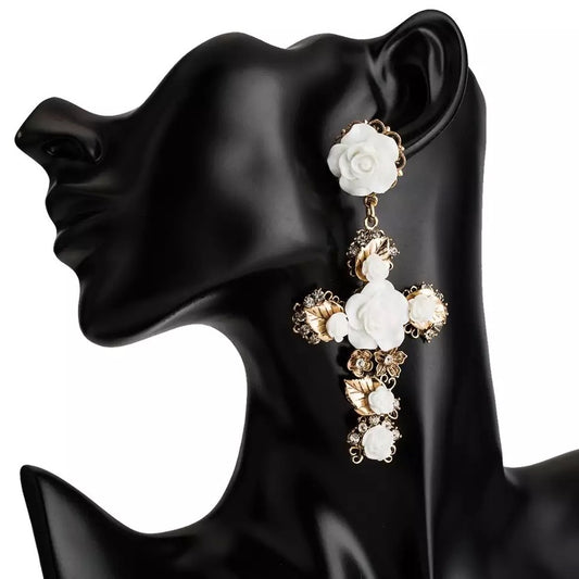 ROSANNE CROSS EARRINGS