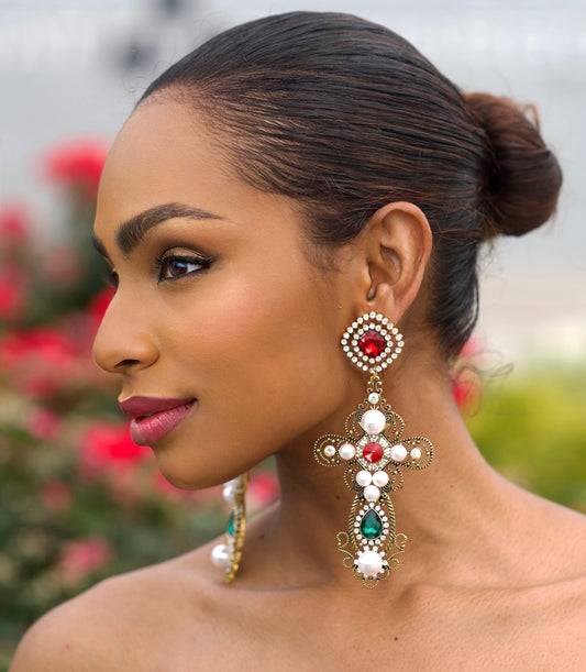 Mona Lisa Statement Earrings