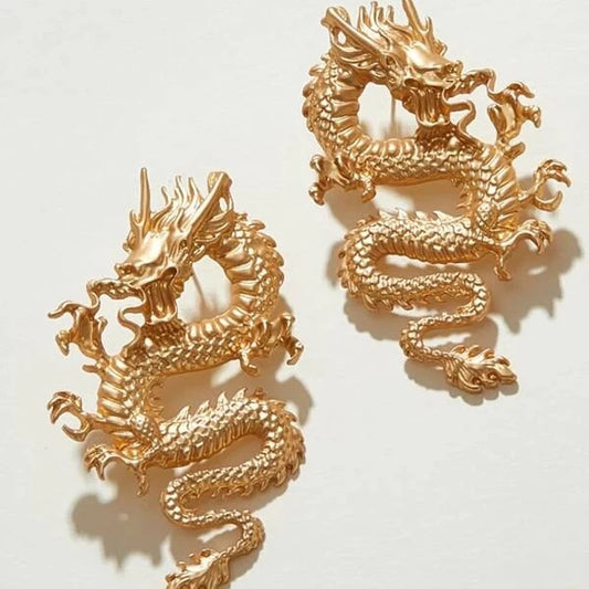 DRAGON STATEMENT EARRINGS
