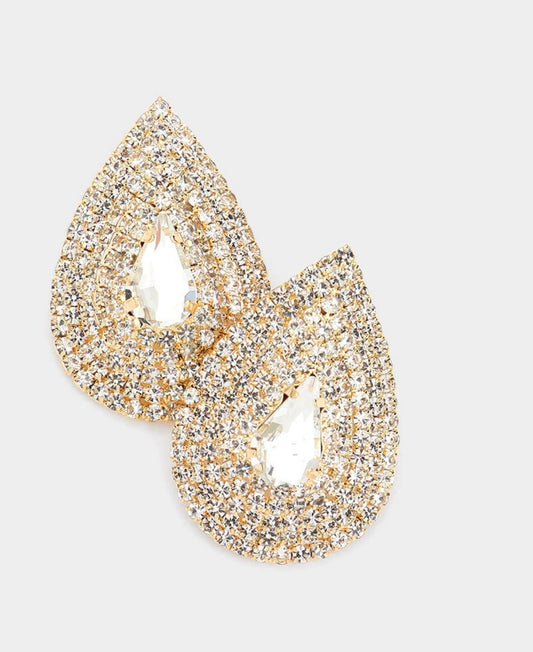 CAROL BRIDAL STUD EARRINGS