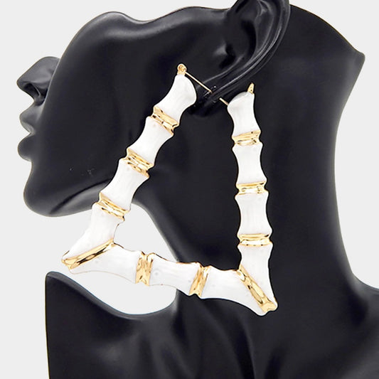 BAMBI HOOP EARRINGS (SQUARE)