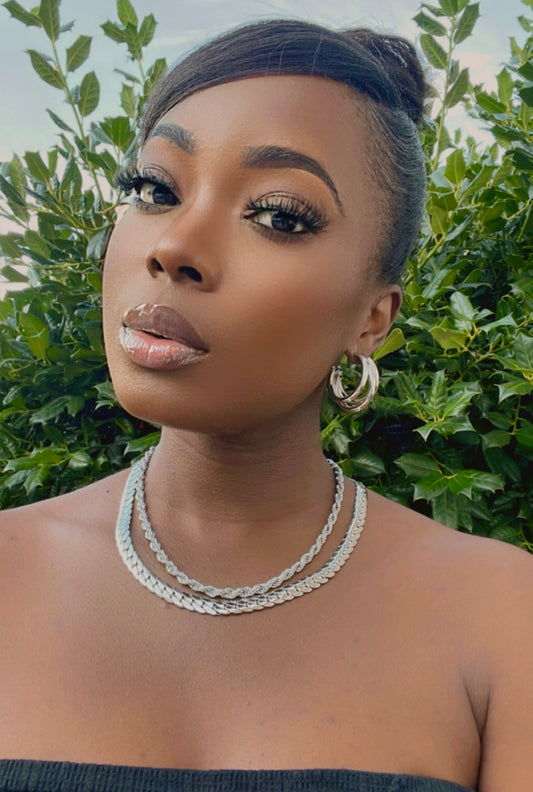 TRIFECTA HOOP EARRINGS (MINI)