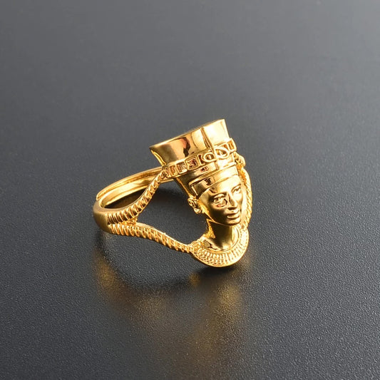 NEFERTITI RING( RESIZABLE)