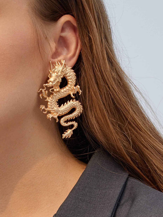 DRAGON STATEMENT EARRINGS