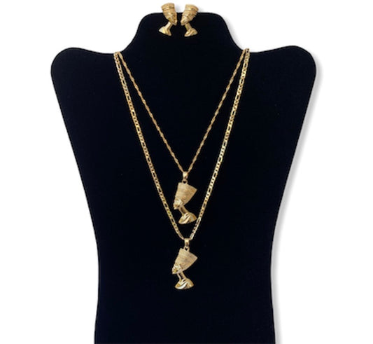 QUEEN NEFERTITI NECKLACE SET