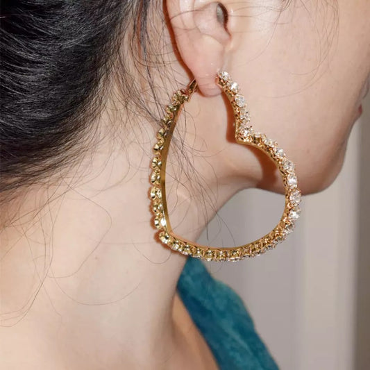 SWEETHEART HOOP EARRINGS