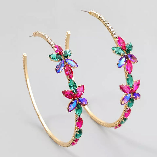 LILLY HOOP EARRINGS