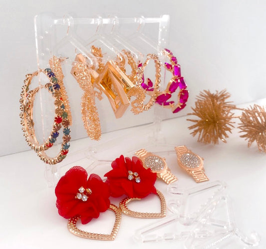 EARRING RACK W/ HANGERS