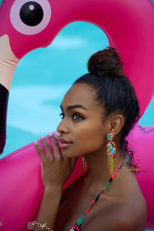 TOUCAN DROP EARRINGS