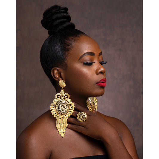 QUINTESSA STATEMENT EARRINGS