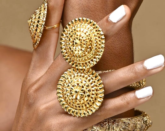 ZAINAB OVERSIZED RINGS(ADJUSTABLE)