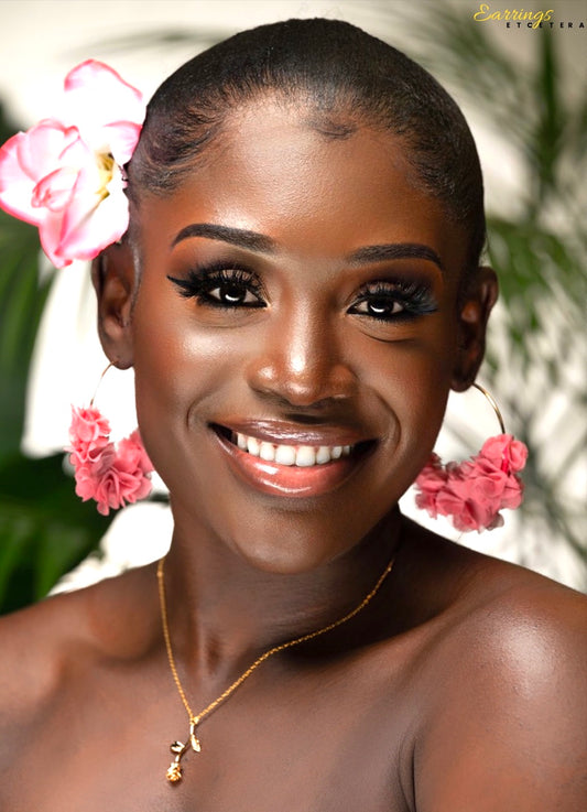 PETALS HOOP EARRINGS